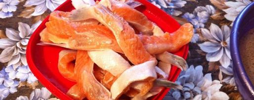 Шаг 3: тарталеток с красной рыбой