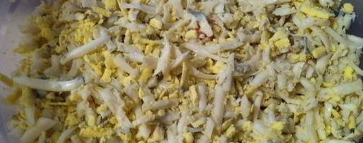 Шаг 7: тарталеток с красной рыбой