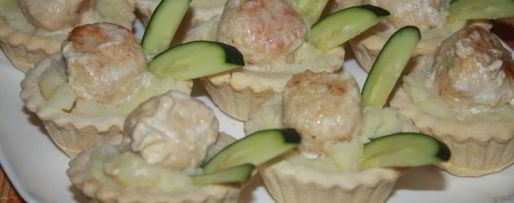 Шаг 4: тарталеток с куриным филе