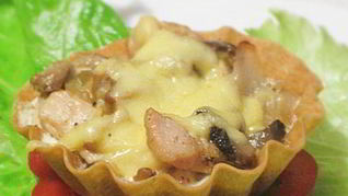 Рецепт Тарталеток с курицей и грибами