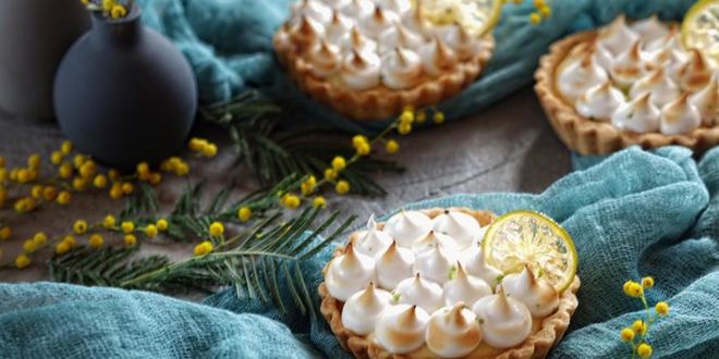 Рецепт тарталеток с лимонно-лаймовым кремом и меренгой