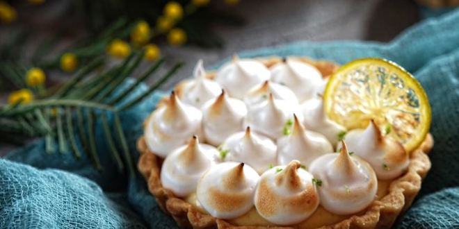 Рецепт тарталеток с лимонно-лаймовым кремом и меренгой