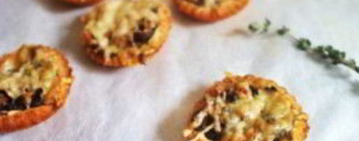 Шаг 2: тарталеток с маринованными грибами