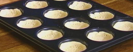 Шаг 3: тарталеток с молочным кремом