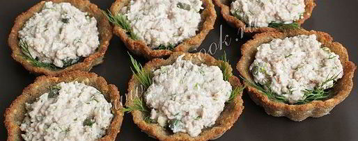 Шаг 10: тарталеток с печенью трески