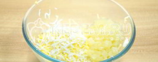 Шаг 2: тарталеток с пикантным салатом