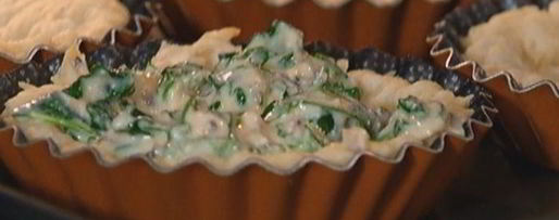 Шаг 12: тарталеток с рикоттой и руколой