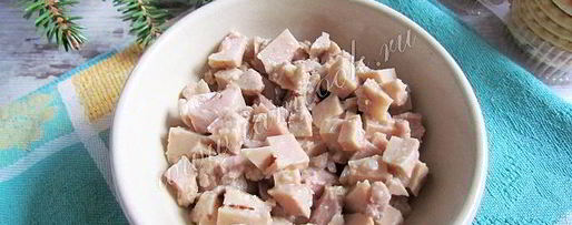 Шаг 2: тарталеток с салатом из печени трески