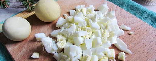 Шаг 3: тарталеток с салатом из печени трески