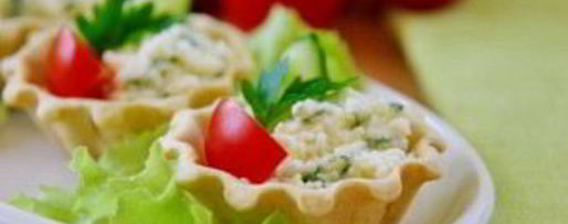 Шаг 3: тарталеток с сырной начинкой