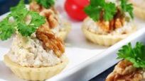 Рецепт Тарталеток с сыром и орехами