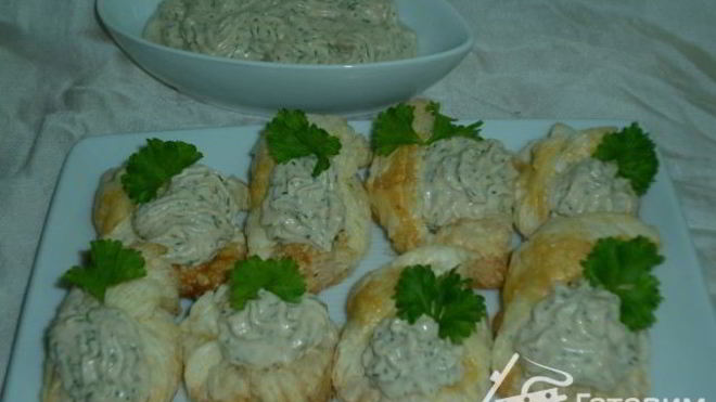 Рецепт Тарталеток с тунцово-яичным паштетом