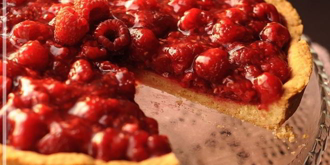 Рецепт малинового тарта