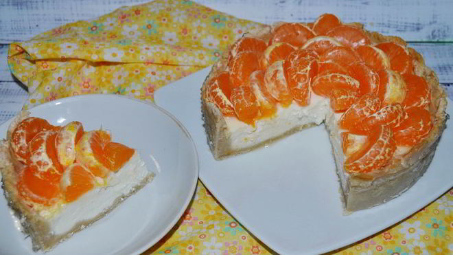 Рецепт Мандаринового тарта