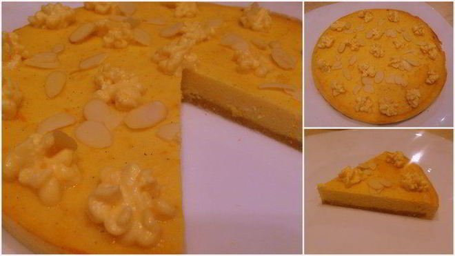 Рецепт Новогоднего мандаринового диетического тарта