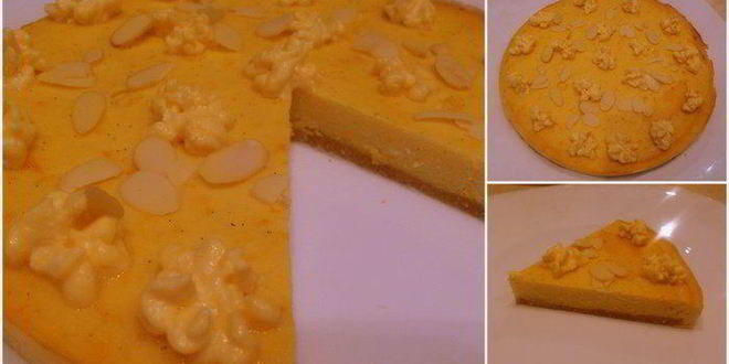 Рецепт новогоднего мандаринового диетического тарта