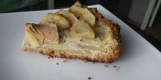 Рецепт овсяного тарта с яблоками