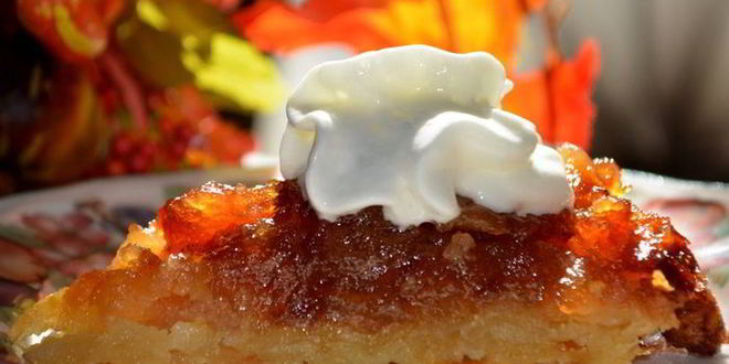 Рецепт перевернутого яблочного тарта