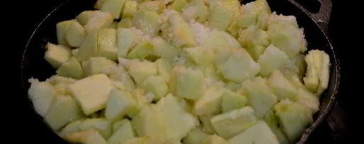 Шаг 3: перевернутого яблочного тарта