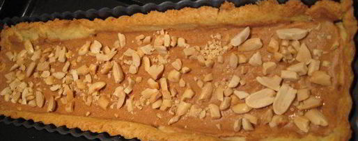 Шаг 3: шоколадна-арахисового тарт