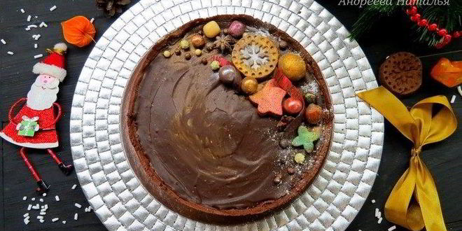 Рецепт шоколадна-каштанового тарт