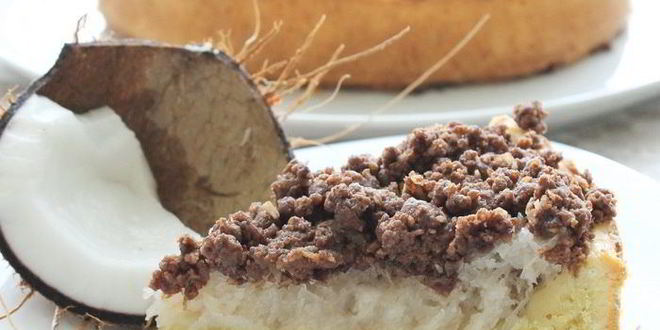 Рецепт шоколадна-кокосового тарт