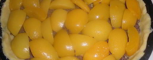 Шаг 5: шоколадна-персикового тарт