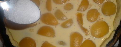 Шаг 7: шоколадна-персикового тарт