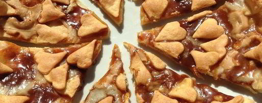 Шаг 7: тарта из творожного теста с карамельками