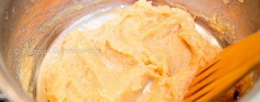 Шаг 8: тарта с айвой и сырным муссом