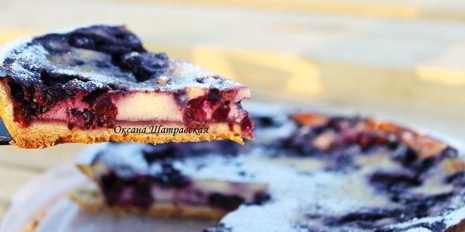 Рецепт тарта с черникой