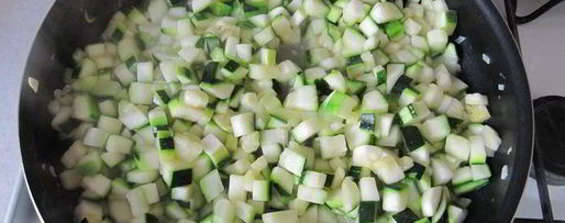 Шаг 2: тарта с кабачками и фетой