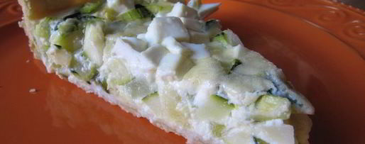 Шаг 7: тарта с кабачками и фетой