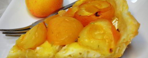 Шаг 7: тарта с камамбером и абрикосами