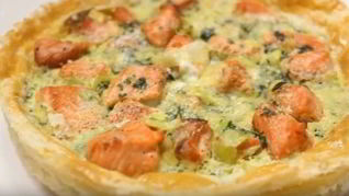 Рецепт Тарта с кижучем и базиликом