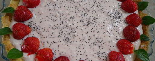 Шаг 3: тарта с клубничным суфле