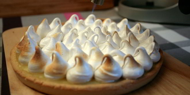 Рецепт тарта с лимонной начинкой и белковым кремом