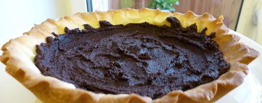 Шаг 4: тарта с малиной, заварным кремом и шоколадной прослойкой