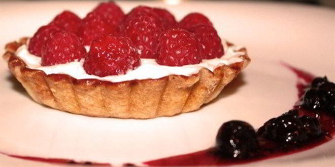 Рецепт тарта с малиной