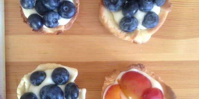 Рецепт тарта с малиной