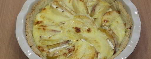 Шаг 4: тарта с персиками и сыром бри