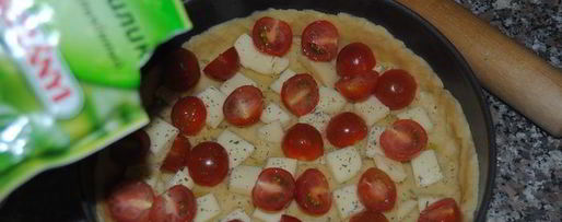 Шаг 7: тарта с помидорами и сыром