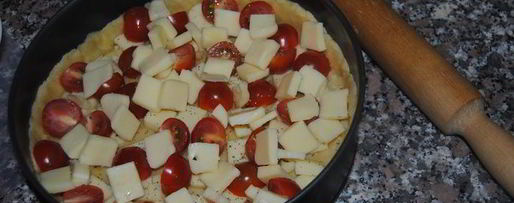 Шаг 8: тарта с помидорами и сыром