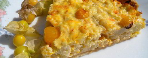 Шаг 7: тарта с цветной капустой и фезалисом