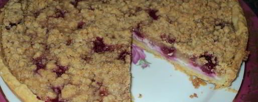 Шаг 14: тарта с творогом и малиной