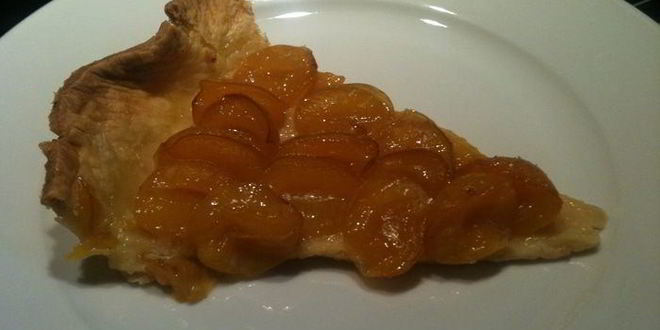 Рецепт тарта со сливами мирабель