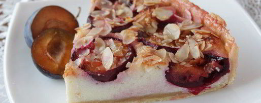 Шаг 6: тарта со сливами, рикоттой и миндалем