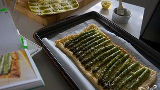 Рецепт Тарта со спаржей и лимоном