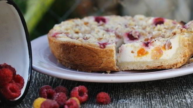 Рецепт Тарта творожно-абрикосовый