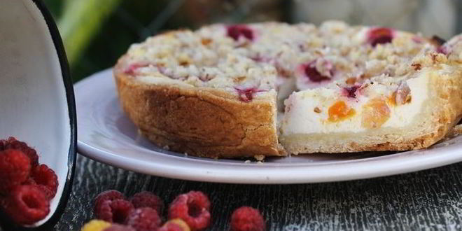 Рецепт тарта творожно-абрикосовый